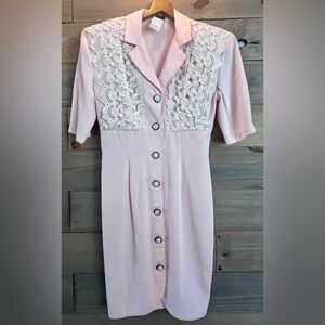 VINTAGE 80'S KNAPP STUDIO DRESS